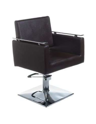 Fotel fryzjerski MILO BH-6333 brązowy