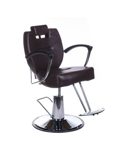 Fotel barberski HEKTOR BH-3208 Brązowy