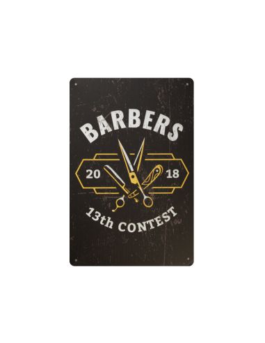 Tablica ozdobna barber B038