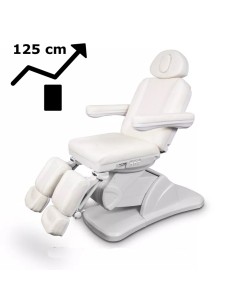 Fotel podologiczny Medico II PLus biały - wysoka kołyska