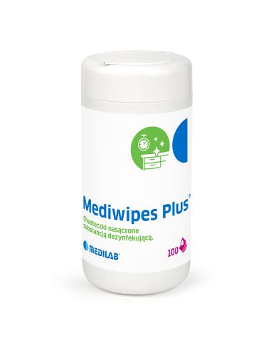 Chusteczki alkoholowe Mediwipes plus do dezynfekcji powierzchni