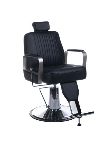 Fotel barberski HOMER BH-31237 Czarny