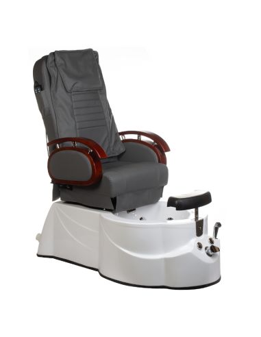 Fotel do pedicure z masażem BR-3820D Szary
