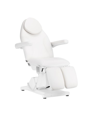 Fotel Kosmetyczny Elektryczny Sillon Basic Pedi 3 Siln. Biały
