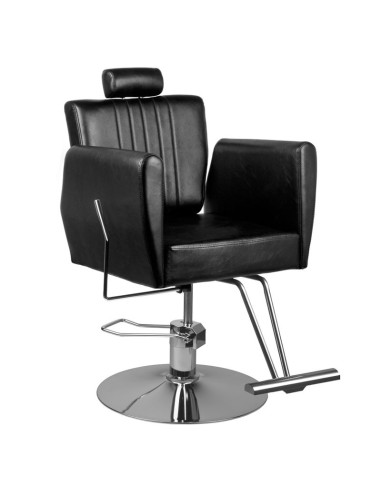 Hair System Fotel Fryzjerski Barberski 0-179 Czarny