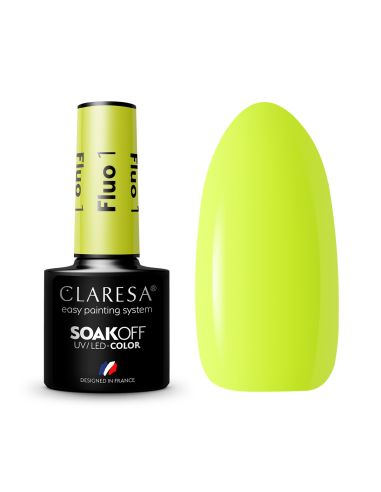 CLARESA lakier hybrydowy FLUO 1 -5g