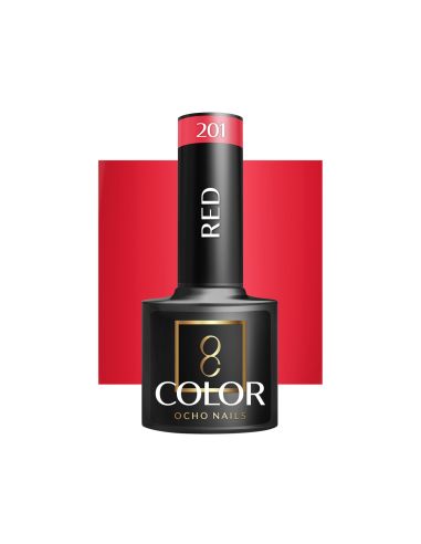 OCHO NAILS Lakier hybrydowy red 201 -5 g