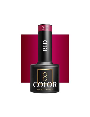 OCHO NAILS Lakier hybrydowy red 210 -5 g