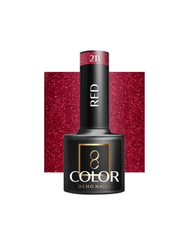 OCHO NAILS Lakier hybrydowy red 211 -5 g