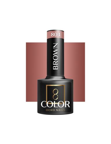 OCHO NAILS Lakier hybrydowy brown 804 -5 g