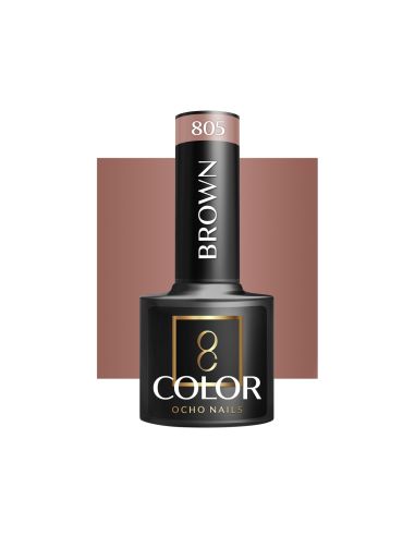 OCHO NAILS Lakier hybrydowy brown 805 -5 g