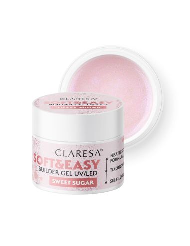 Claresa żel budujący Soft&Easy gel sweet sugar 90g