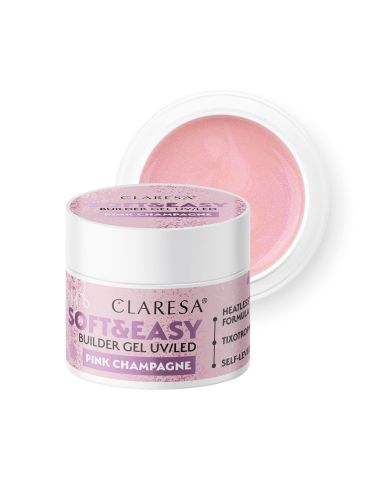 Claresa żel budujący Soft&Easy gel pink champagne 90g