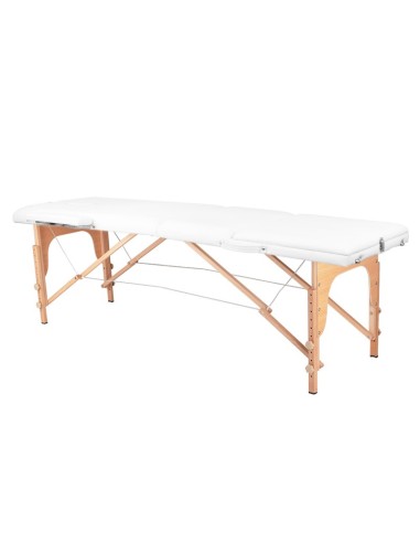 Stół Składany Do Masażu Wood Komfort Activ Fizjo 3 Segmentowe Biały