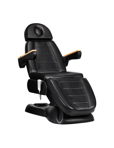 Fotel Kosmetyczny Elektryczny Lux 273B 3 Silniki Czarny